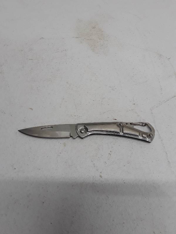 lot 57002 image: Pocket Folding Knife Tactical Knife Small Stainless Steel Blade 2.5 Inches Long Chrome Gift for Men and Women