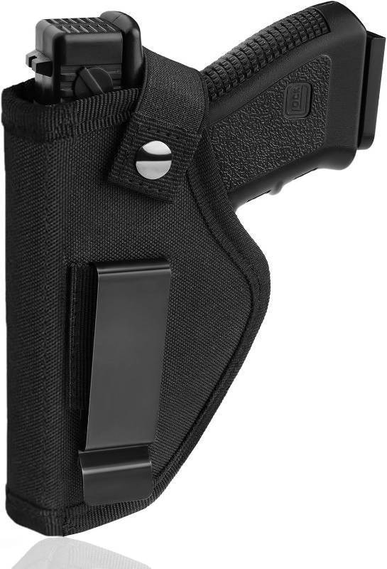 lot 57223 image: Gun Holster For MenWomen, 380 Holster, Pistol Holster for Glock 43x Holster, IWBOWB 9mm Holster, RightLeft