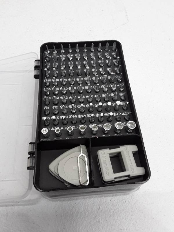 lot 57227 image: AXTH 115-1 Precision Screwdriver Set, Super Durable Mini Professional Magnetic Repair Tool Kit, Small Screwdriver for Phone, Computer, Watch, Laptop, Macbook, Eyeglasses, Electronics
