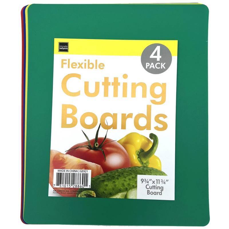 lot 57366 image: GE921 Flexible Cutting Boards - Pack of 4