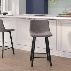 lot 46831 image: High Quality Commercial Grade Gray Leather Stools