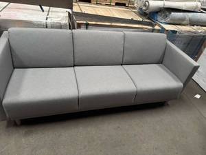 lot 46852 image: High Quality Commercial Modern 3-Seater Gray Sofa