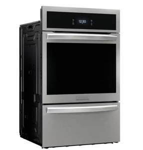 lot 46868 image: NEW WALL OVEN Frigidaire Gallery 24 in. Single Gas Built-In Wall Oven with Air Fry Self-Cleaning in Stainless Steel