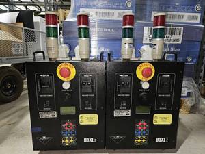 lot 50312 image: (2)&nbspAMF 90XLi&nbsp Bowling Industrial Control Panel with Signal Towers