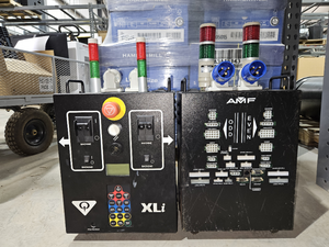 lot 50314 image: (2)&nbspAMF 90XLi&nbsp Bowling Industrial Control Panel with Signal Towers