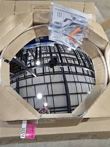 lot 50373 image: (4) Kaplan 18in Round Mirror With Mounting Brackets