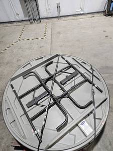 lot 50383 image: Mity-Lite Indoor Folding Table Rounds