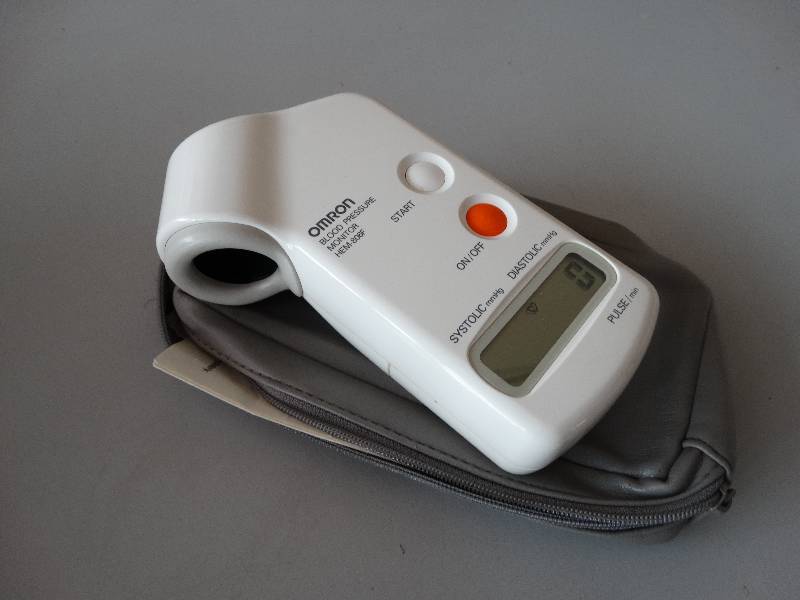 Omron blood pressure monitor HEM-806F. | Wichita Downtown 