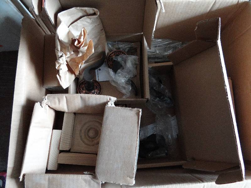 lot 7822 image: Box of Door Handles  Parts