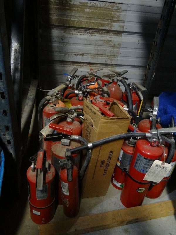 lot 7902 image: Large Lot of Fire Extinguishers
