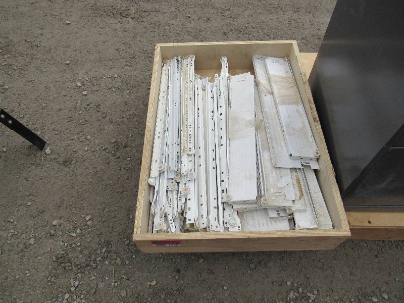 lot 7950 image: Wood Box of Drawer Slides
