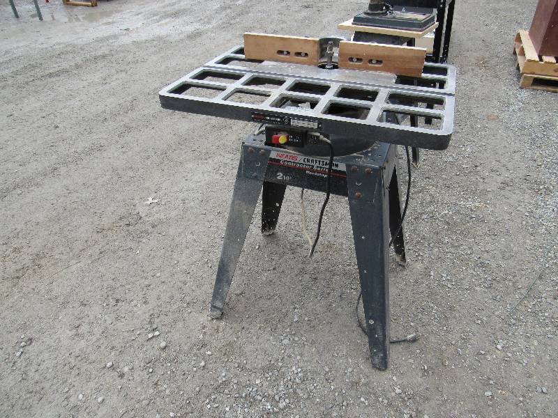 lot 7955 image: Sears  Craftsman 2HP Wood shaper
