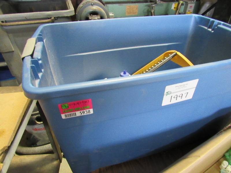 lot 5938 image: Plastic Tote of Misc.