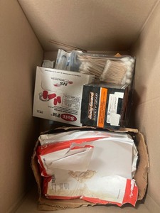 lot 7862024 image: assorted first aid items and ear protection