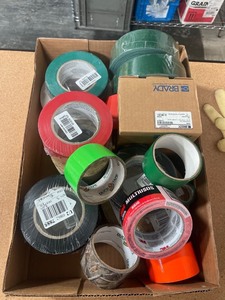 lot 7862047 image: misc box of different tapes