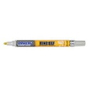 lot 7862048 image: retails $120.00 - box of 12 Yellow Medium Tip Temporary Marks Dykem� Rinz Off� 916 Paint Marker