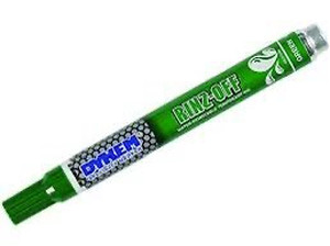 lot 7862051 image: retails $ 120.00 box of 12 Dykem Rinz-Off Green Medium Marking Pen