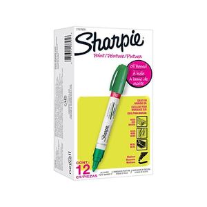 lot 7862075 image: Permanent Paint Marker Medium Bullet Tip Green 12Pack