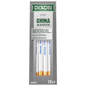 lot 7862098 image: Dixon China Marker White Dozen 00092