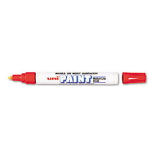 lot 7862102 image: Uni-Paint Oil Based Medium Marker red 12ct