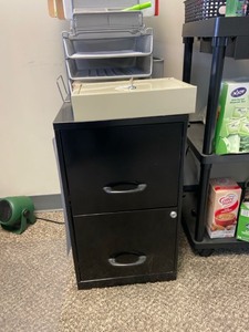 lot 7862162 image: two drawer file cabinet (contents not included)