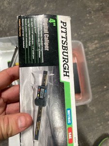 lot 7862200 image: two With Case Pittsburgh 4 Digital Caliper Mminch Metric & Sae - Item 63710