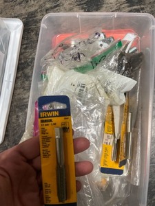 lot 7862224 image: Misc Box of Bolts and plug taps