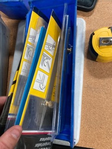 lot 7862237 image: Box of Steel Protractors