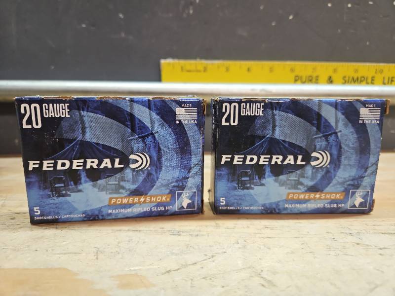 lot 150 image: Lot of 15269 Federal Cartridge Rifled Slugs