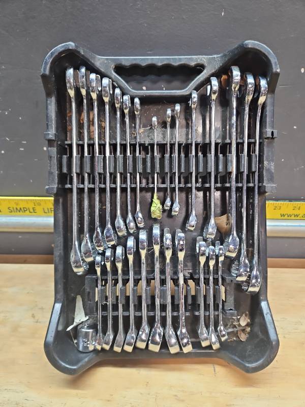 lot 177 image: Combination Wrench Set with Storage Case