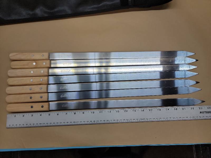 lot 12479 image: Goutime Professional BBQ Skewers Set