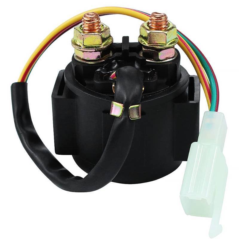 lot 25376 image: LOCOPOW GY6 Starter Solenoid Relay for 4-Stroke 50cc 110cc 125cc 150cc 200cc 250cc 90cc Chinese ATV Dirt Pit Bike Scooter Go Kart Quad Moped Taotao Roketa Coolster SSR Apollo Four Wheel Part Coleman