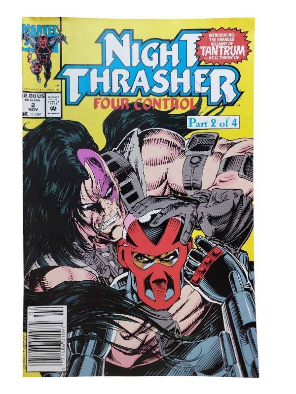 lot 19244 image: Night Thrasher Four Control #2 (1992) Marvel Comic