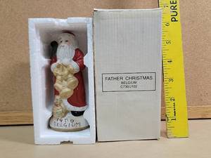 lot 8706 image: 1990 Belgian Father Christmas Collectible Figurine