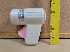 lot 8711 image: Vintage Fisher-Price Light-Up Microphone Toy