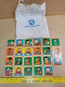 lot 8712 image: Vintage JudyInstructo Educational Activity Cards Set