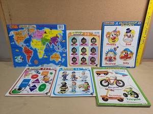 lot 8733 image: Vintage Educational Puzzle Pack Collection