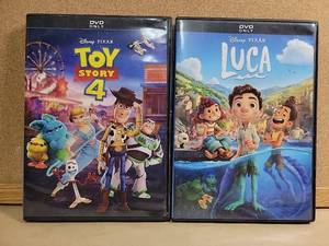 lot 30020 image: Disney Pixar DVD Bundle - Toy Story 4 and Luca