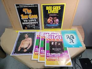 lot 30078 image: Vintage Bee Gees Promotional Poster Collection