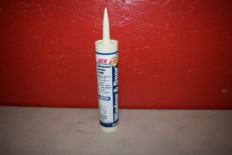 lot 7 image: 12 Tubes Ace Window & Door Siliconized Acrylic Caulk