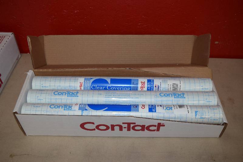 lot 41 image: 6 Rolls Contact Clear Covering Contact Paper