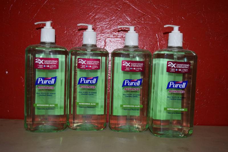 lot 67 image: 4 Bottles Purell Advanced Hand Sanitizer