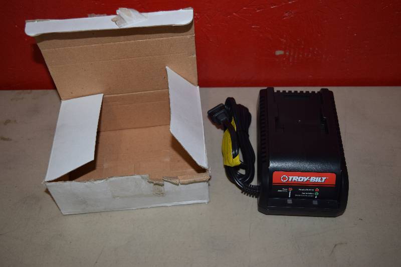 lot 99 image: Troy-Bilt Lithium Ion Battery Charger