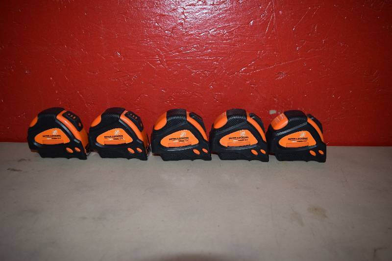 lot 104 image: 5 Home Depot Inter Locking Tape Measures