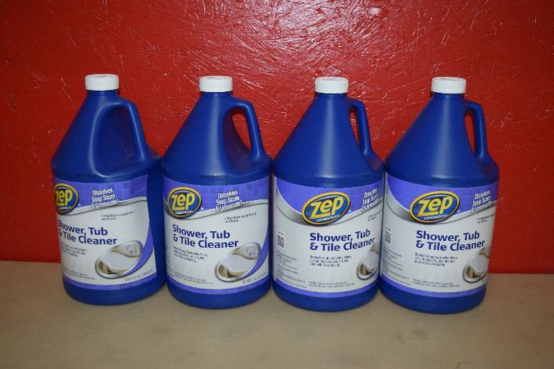 lot 156 image: 4 Gallons Zep Shower Tub and Tile Cleaner