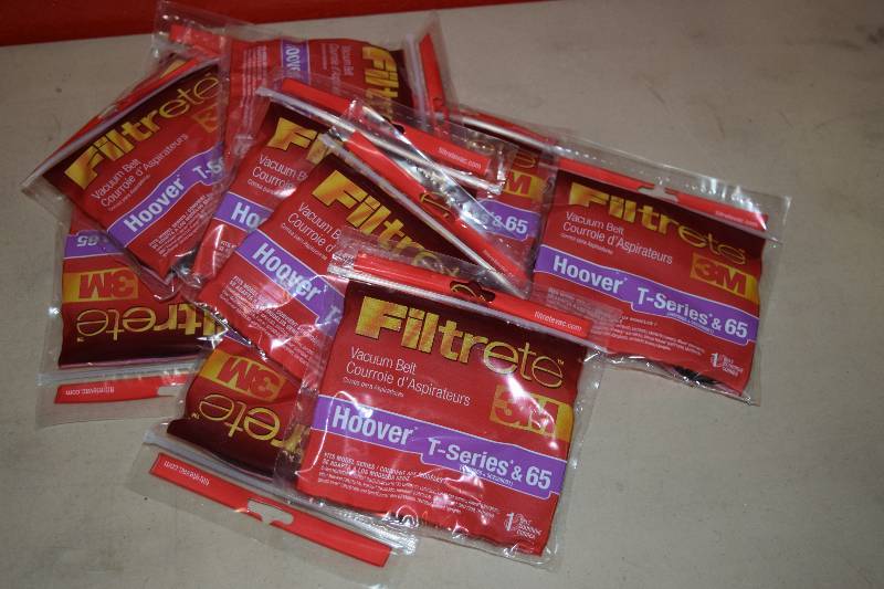 lot 157 image: 12 3M Filtrete Vacuum Cleaner Belts