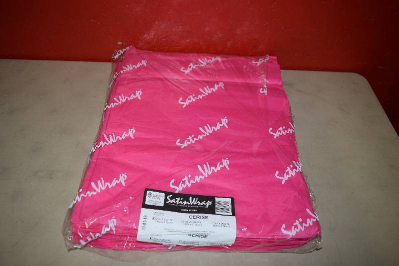 lot 224 image: 480 Sheets Satin Wrap Tissue Paper