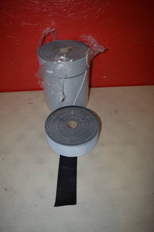 lot 315 image: 5 Rolls Black Pleather Upholstery Material