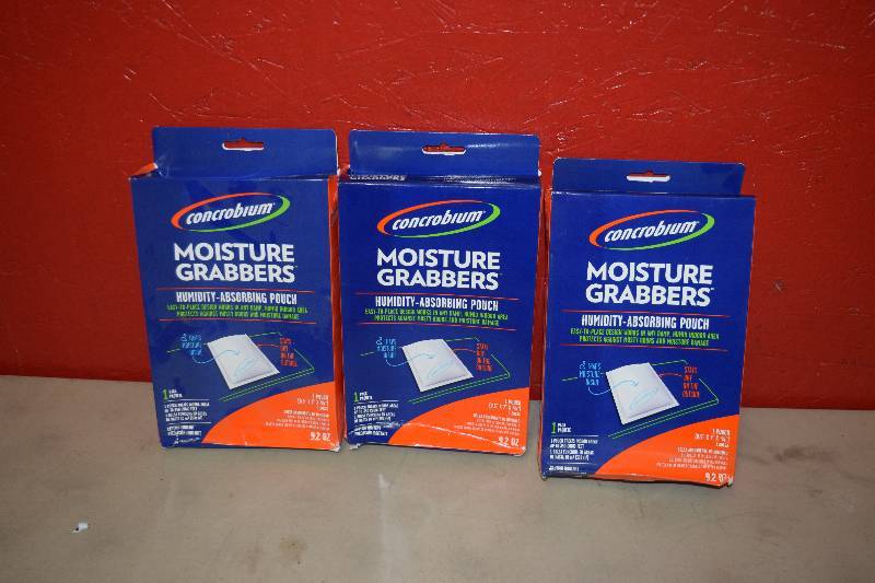 lot 374 image: 3 Concrobium Moisture Grabbers Humidity Absorbing Pouches