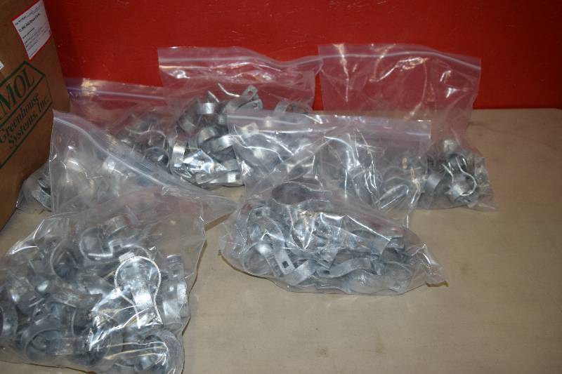 lot 375 image: Galvenized Chain Link Fence Connectors